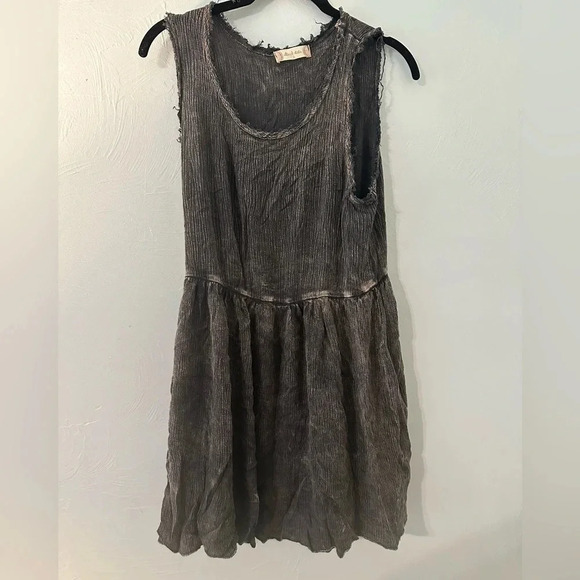 Altar’d State Dress Size Small Sleeveless Grey Textured - Picture 1 of 7